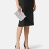 La Medusa-pyntet satin-clutch