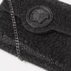 La Medusa-pyntet satin-clutch