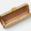 La Medusa-pyntet satin-clutch