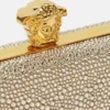 La Medusa-pyntet satin-clutch