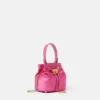 La Medusa Satin Mini Bucket Bag