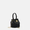 La Medusa Satin Mini Bucket Bag