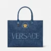 La Medusa stor denim-tote