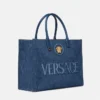 La Medusa stor denim-tote