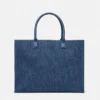 La Medusa stor denim-tote