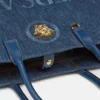 La Medusa stor denim-tote