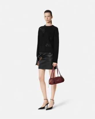 Læderminiskirt