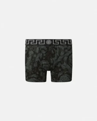 Lang underbuks i bomuldsjersey med print