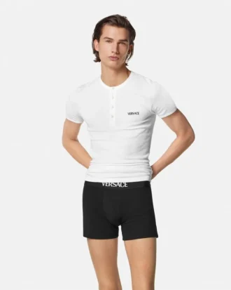 Lange boxershorts i bomuldsjersey