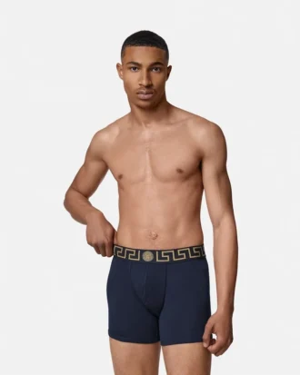 Lange boxershorts i bomuldsjersey