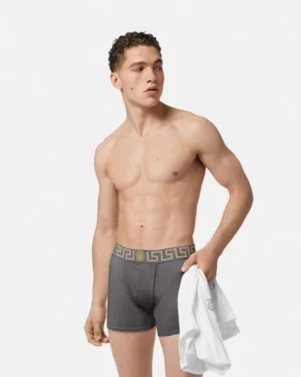 Lange boxershorts i bomuldsjersey