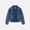 Laseret denimblouson til børn
