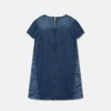 Laseret denimkjole til børn