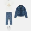 Lasergraverede skinny jeans til børn