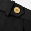 Lavtaljede, løse gabardinebukser Lavtaljede, løse gabardinebukser