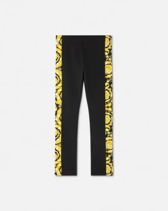 Leggings i bomuldsjersey med print til børn