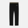 Leggings i stretchbomuldsjersey med print til børn