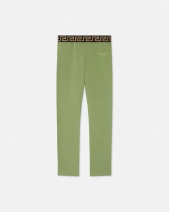 Leggings i stretchbomuldsjersey med print til børn