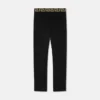 Leggings i stretchbomuldsjersey med print til børn