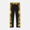 Leggings i stretchbomuldsjersey med print til børn