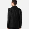 Leopard Jacquard enkeltradet blazer