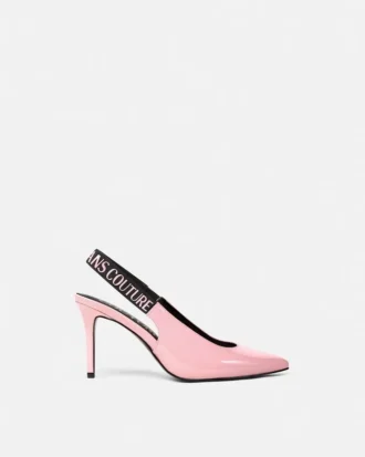 Logo Scarlett lakpumps med hælrem