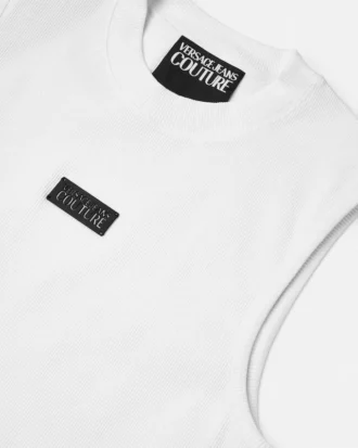 Logo Slim-Fit Ribbed Tank Top