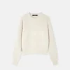 Logo-strikket sweater