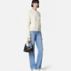 Logo-strikket sweater