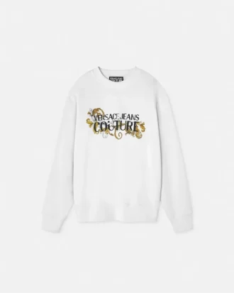Logo-sweatshirt med almindelig pasform