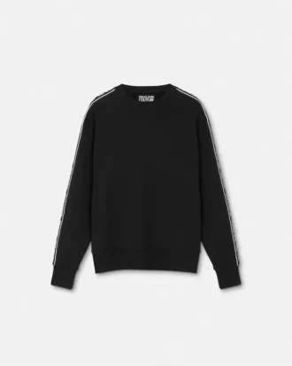 Logo-sweatshirt med almindelig pasform