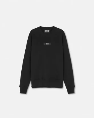 Logo-sweatshirt med almindelig pasform