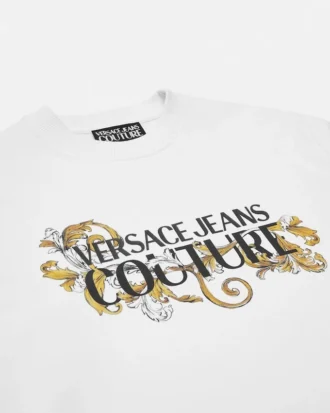 Logo-sweatshirt med almindelig pasform