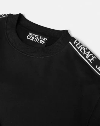 Logo-sweatshirt med almindelig pasform