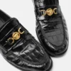 Medusa 95 Croc-Effect Loafers