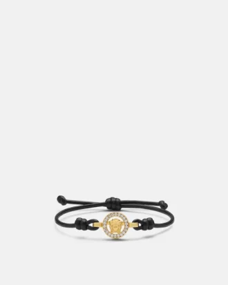 Medusa 95 krystal læderarmbånd