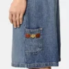 Medusa Biggie Denim Shorts