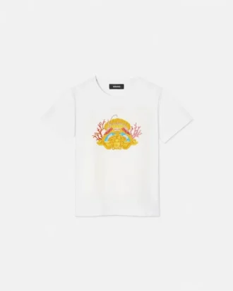 Medusa Coral Kids T-shirt med nitter