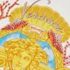 Medusa Coral Kids T-shirt med nitter