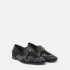 Medusa-pyntede satinslippers