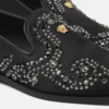 Medusa-pyntede satinslippers