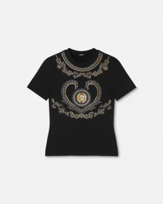 Medusa tætsiddende T-shirt