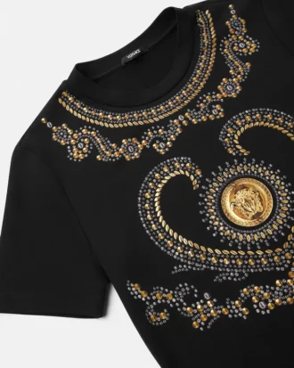 Medusa tætsiddende T-shirt