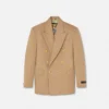 Mélange uld dobbeltradet blazer