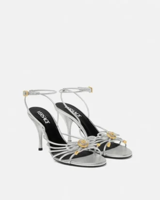 Opera Bow Metallic sandaler 85 mm