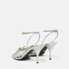 Opera Bow Metallic sandaler 85 mm