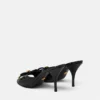 Opera Bow Patent Mules 85 mm