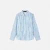 Pinstripe Pin Kids-skjorte