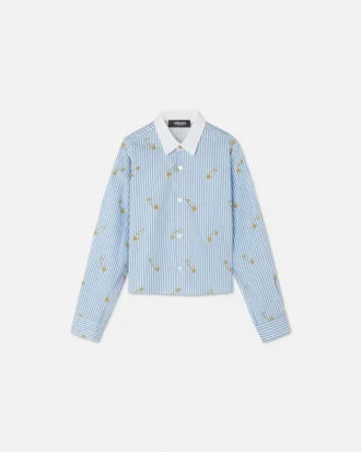 Pinstripe Pin Kids-skjorte