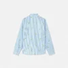 Pinstripe Pin Kids-skjorte